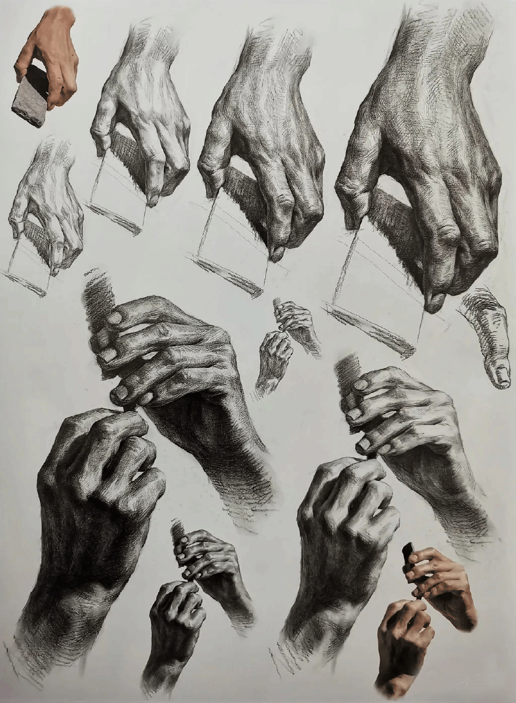 重慶美術(shù)集訓(xùn)同學(xué)，?？妓孛柘肽酶叻?，必須過“手”這一關(guān)！