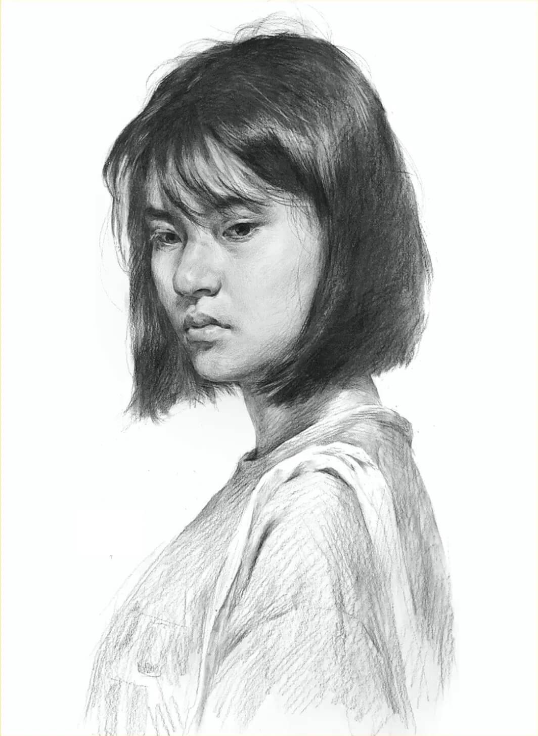 重慶美術(shù)培訓(xùn)學(xué)校素描干貨分享|畫(huà)人先畫(huà)形，一步接一步!圖八