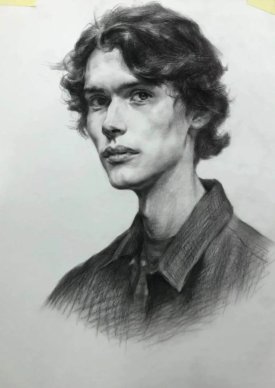 素描頭像遇到瓶頸怎么辦？來看看老師的作品吧！