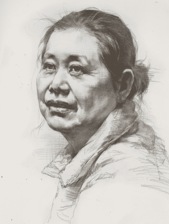 默寫素描頭像時，請看重慶美術(shù)培訓(xùn)畫室美術(shù)生是如何合理刻畫衣物的？