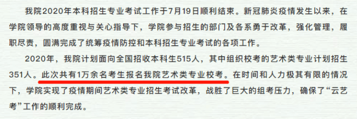 今年這五所藝術(shù)院校已公布校考人數(shù)，2021年校考依舊激烈！圖七