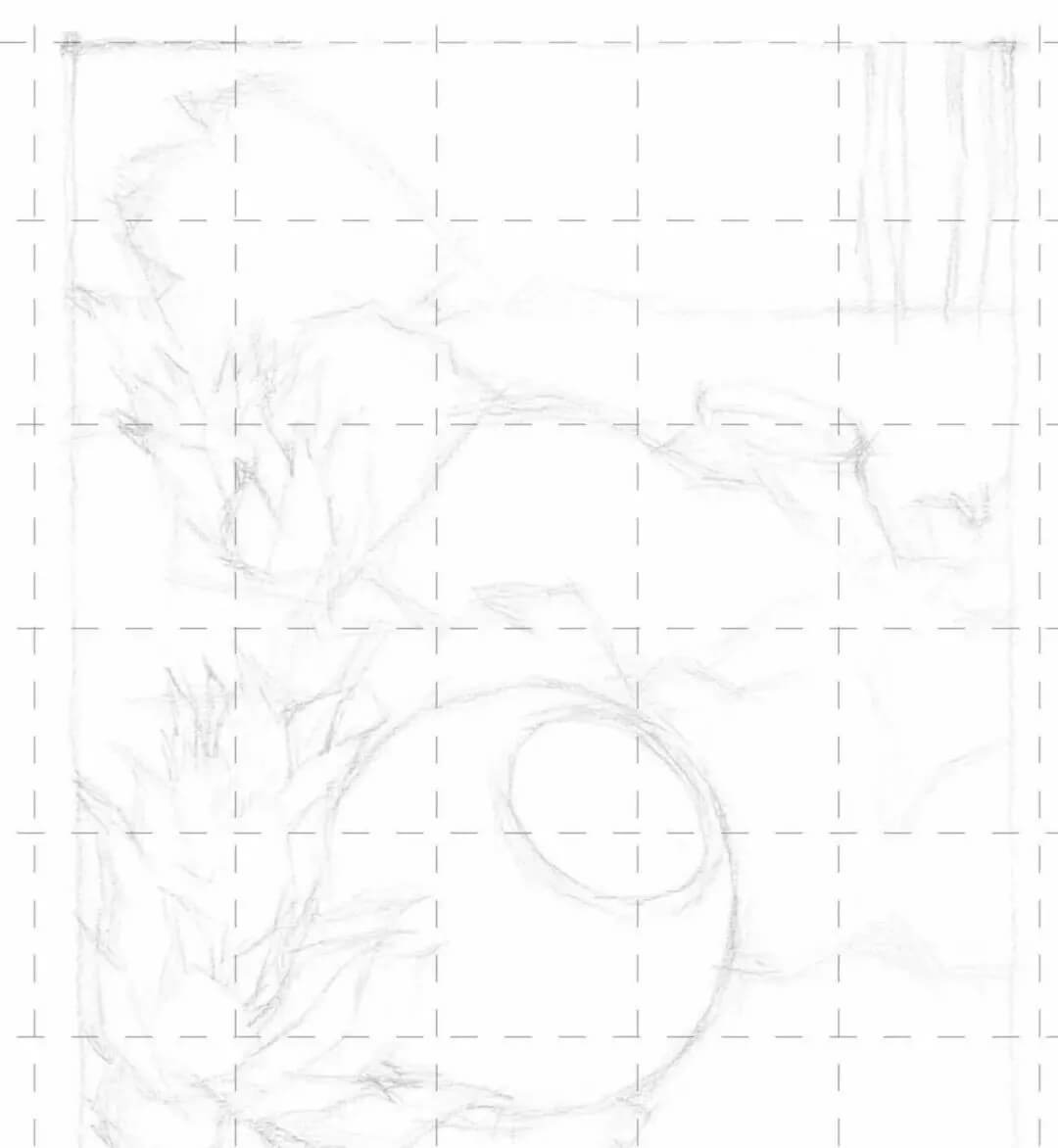 素描場景實(shí)操教程！花園一角怎么畫？重慶畫室學(xué)子看過來！圖一