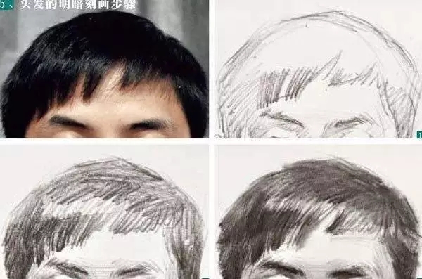 素描頭像的發(fā)絲教學(xué)！跟著重慶美術(shù)集訓(xùn)畫室老師看看吧