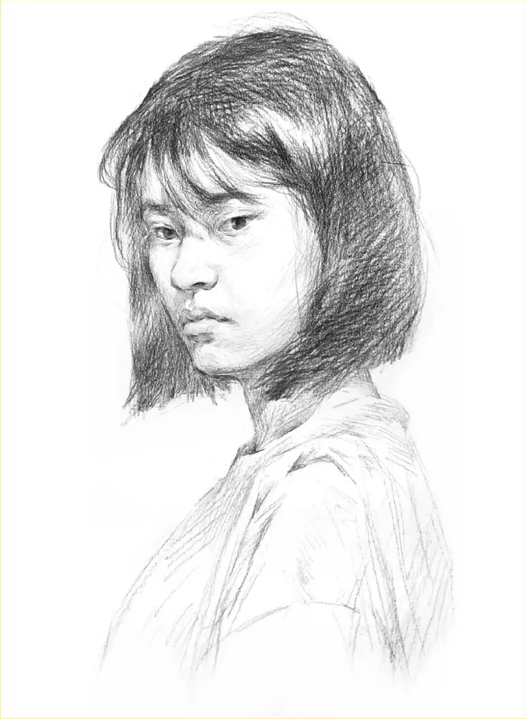 重慶美術(shù)培訓(xùn)學(xué)校素描干貨分享|畫(huà)人先畫(huà)形，一步接一步!圖五