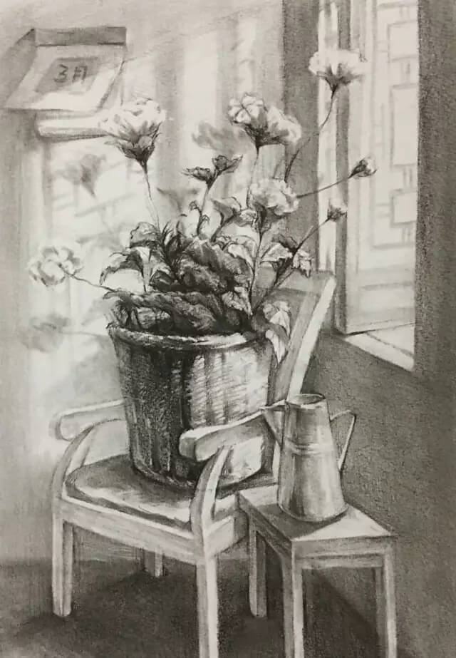 重慶美術(shù)培訓班分享十年前的美院美術(shù)?？几叻志恚嫵蛇@樣就能上美院？圖四