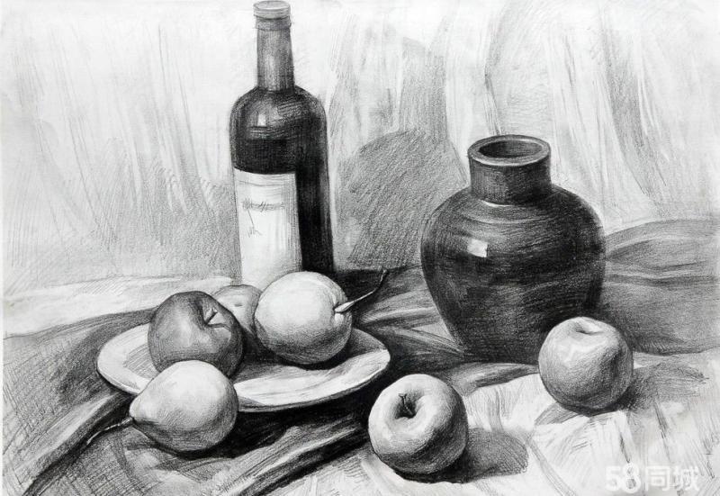 為什么美術(shù)培訓(xùn)學(xué)素描一定先從幾何體開始畫？又為什么要從素描開始學(xué)？圖一